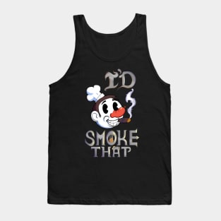 I'd Smoke That Grill BBQ Gift Shirt Tank Top